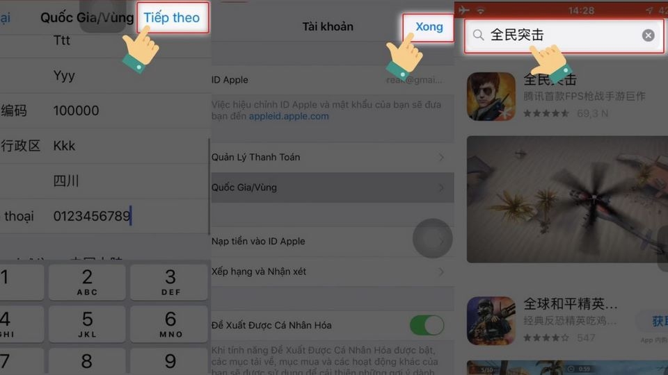 Tham gia chơi game trên điện thoại