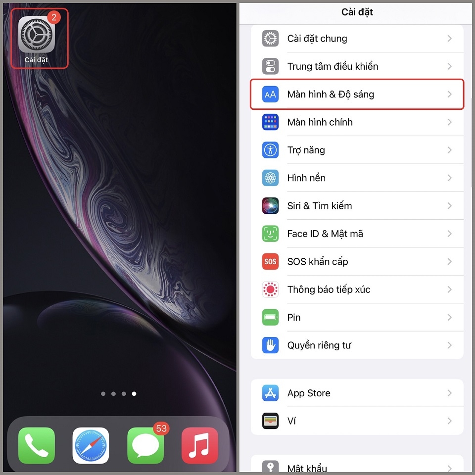 Chế độ bảo vệ mắt trên iPhone 4