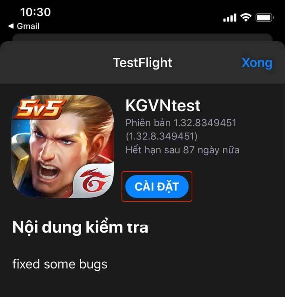 Nhấn chọn phần cài đặt game hiệu quả