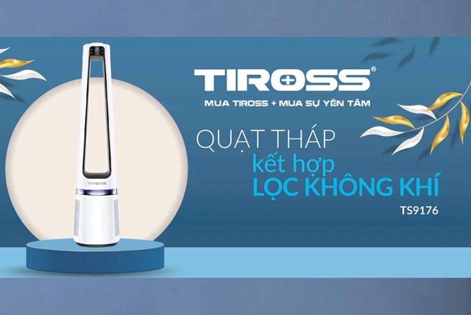 Quạt tháp không cánh Tiross TS9176