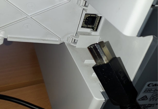 máy tính không nhận máy in Canon 2900 3