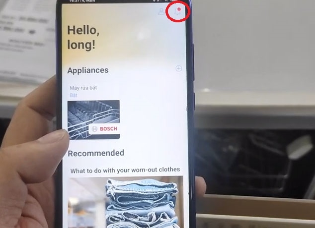 cách kết nối máy rửa bát Bosch với điện thoại 10