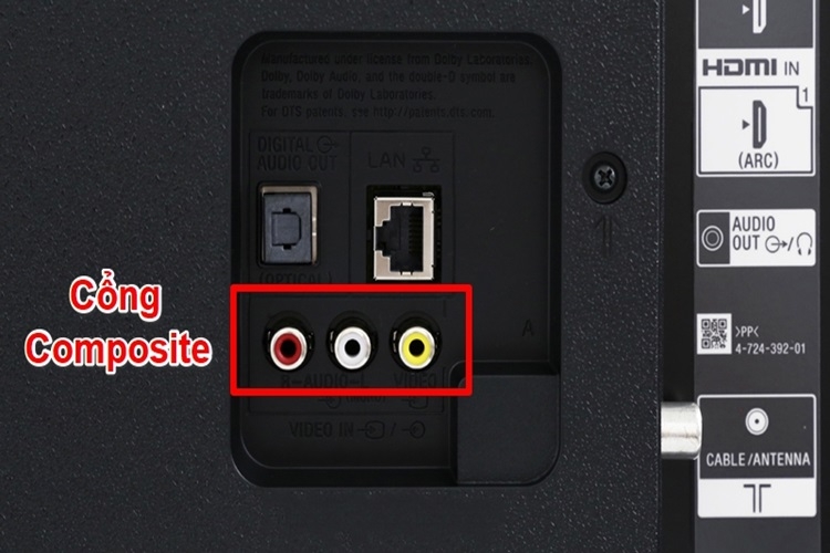 Cổng kết nối Composite trên tivi là gì? Những ưu - nhược điểm của cổng kết nối Composite trên tivi 5