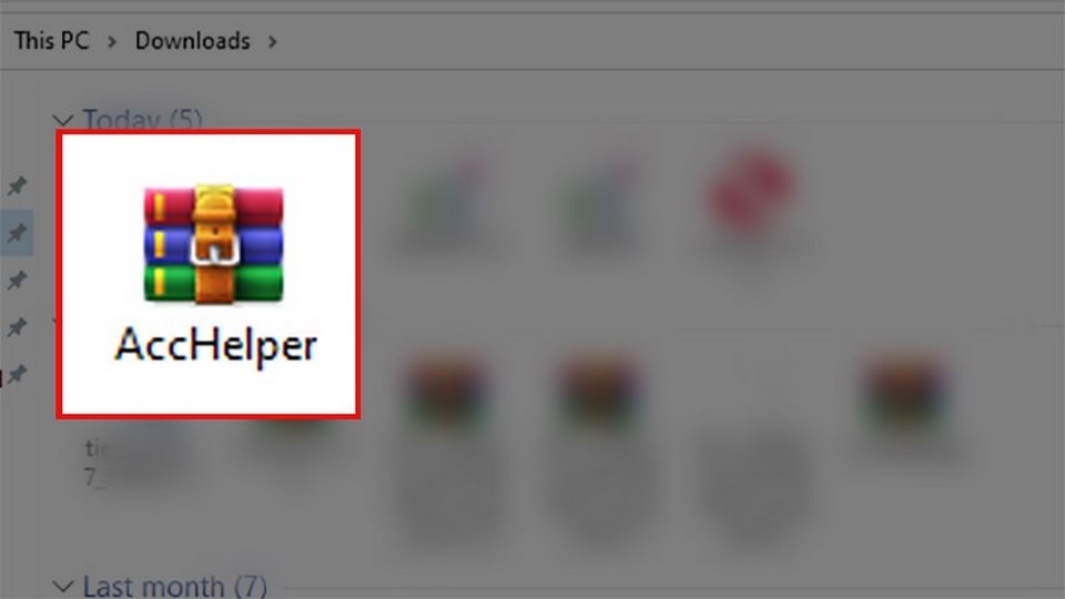 Thực hiện thao tác tải tệp