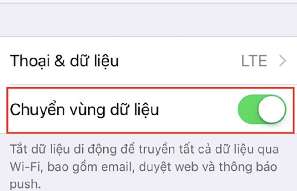 Chuyển vùng dữ liệu trên iPhone là gì? Làm thế nào để chuyển vùng dữ liệu trên iPhone? 4