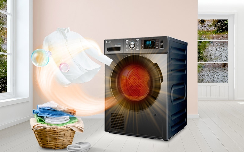 Máy sấy quần áo tiết kiệm điện (ảnh 3)