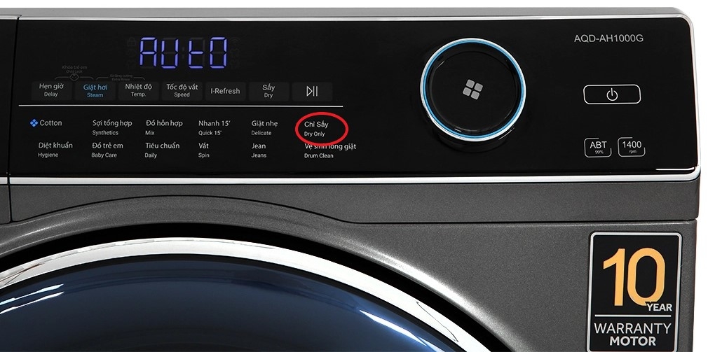 Cách sấy đồ bằng máy giặt AQUA (ảnh 5)