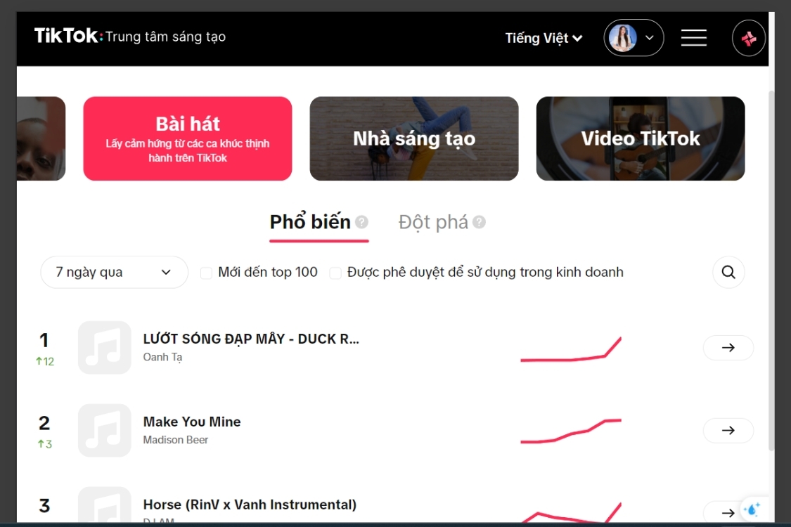 Bài hát/Âm thanh