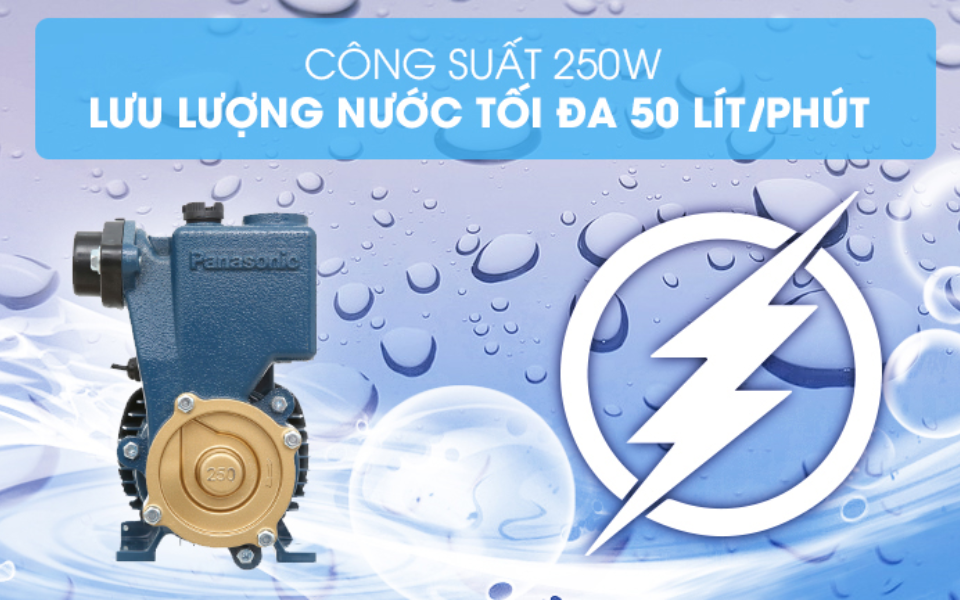 Máy bơm nước đẩy cao Panasonic GP-250JXK
