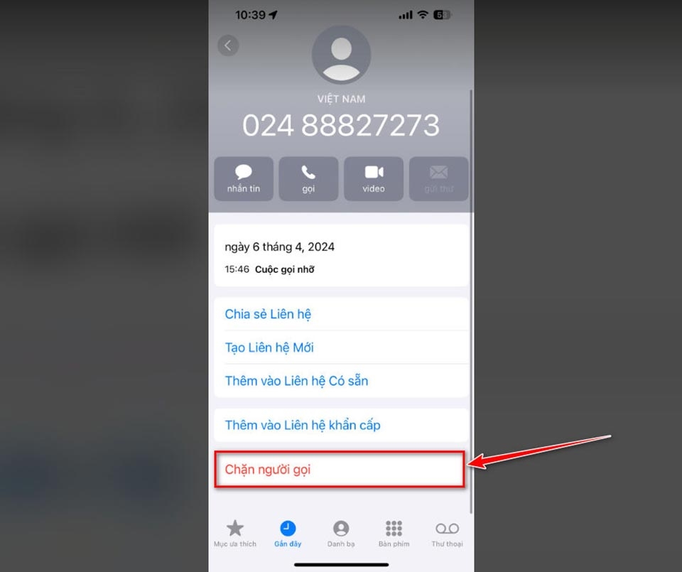 Chặn số điện thoại trên iPhone - Ảnh 06