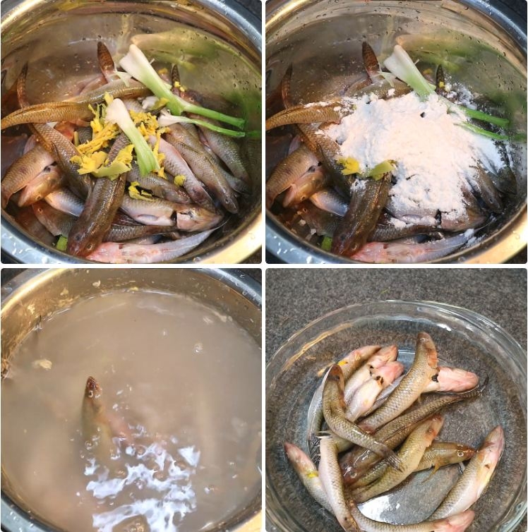 cá bống chiên lá lốt 1