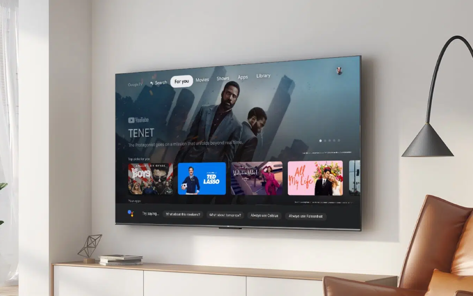 Tivi TCL C735 vô cực đẹp