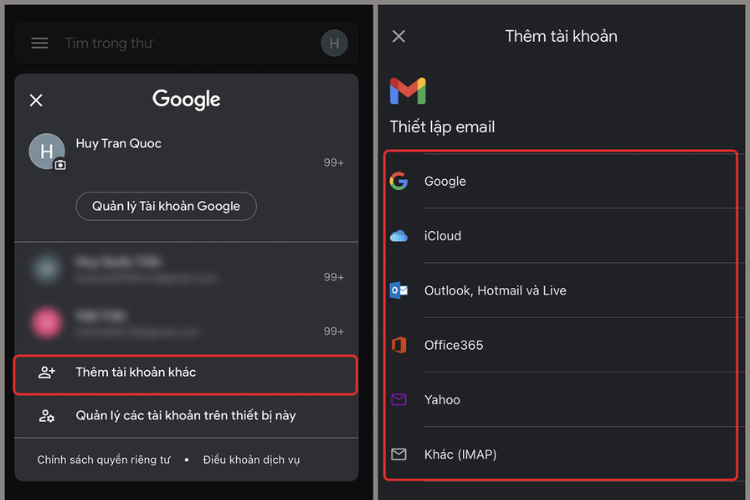 Cách đổi địa chỉ Gmail trên điện thoại iPhone