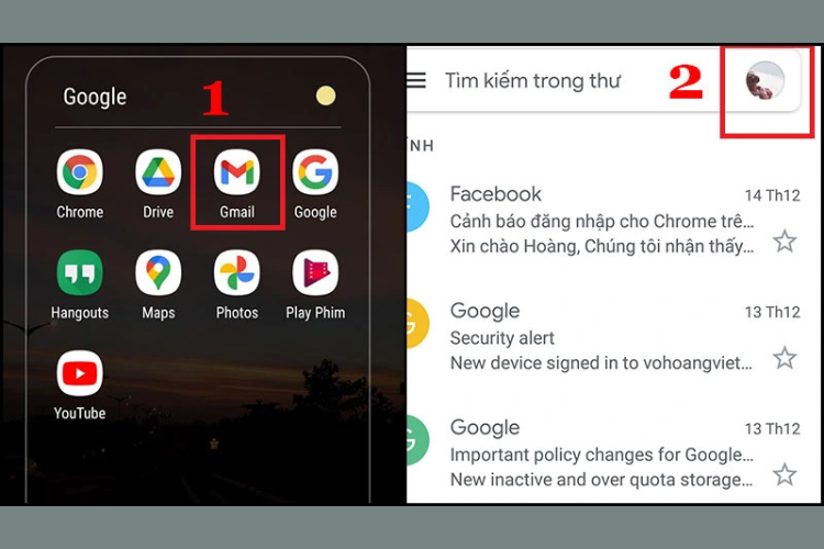 Cách đổi địa chỉ Gmail trên điện thoại Android