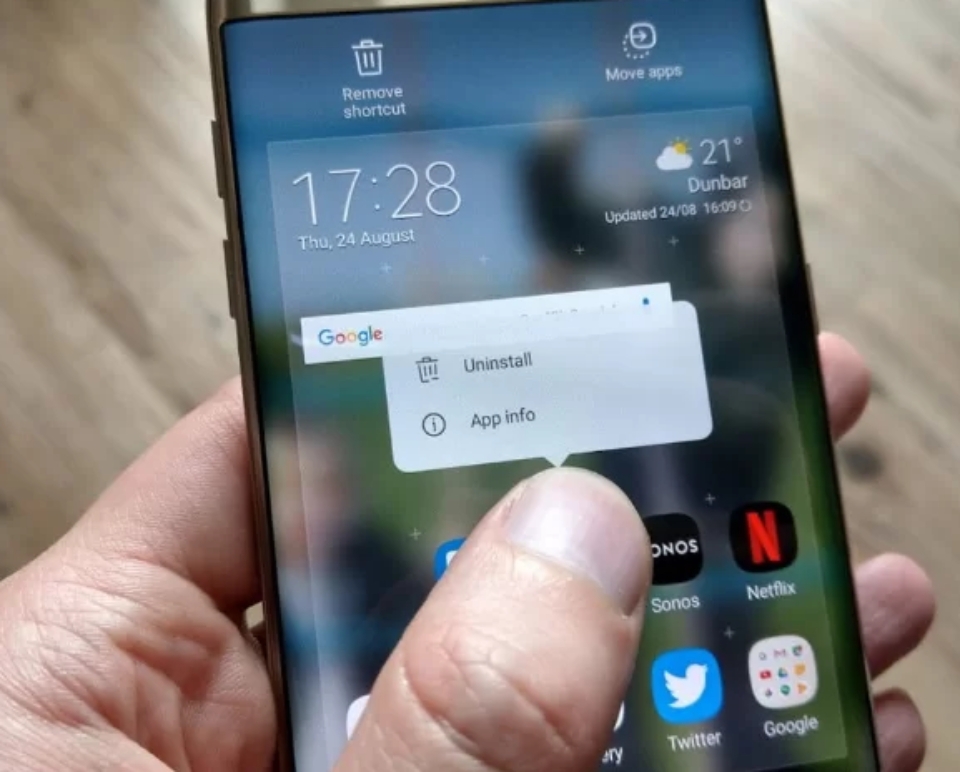 Có thể Uninstall app dễ dàng