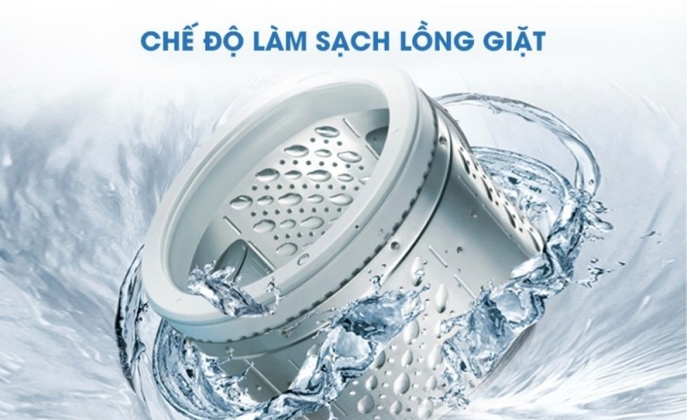 Chế độ vệ sinh máy giặt Panasonic