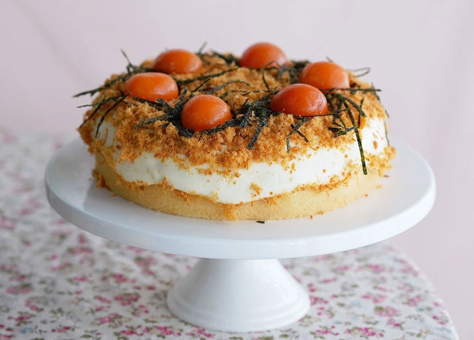 Bánh bông lan trứng muối - Ảnh 03