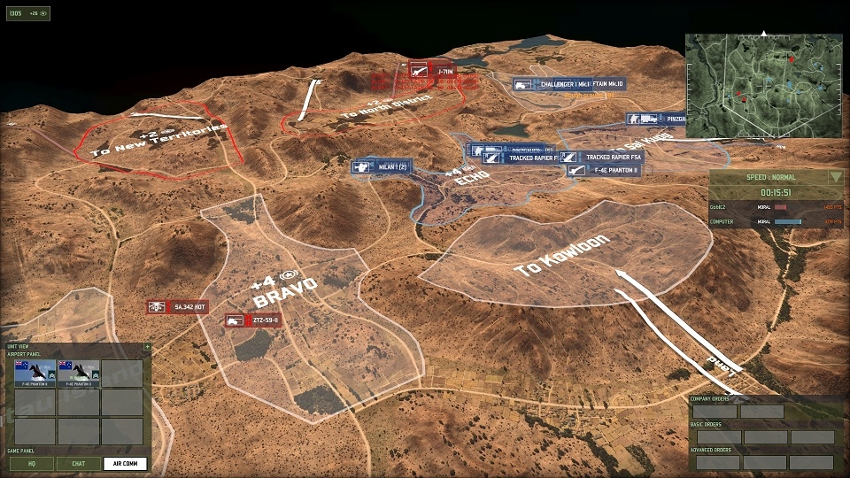 Có rất nhiều chế độ chơi khác nhau trong game Wargame Red Dragon