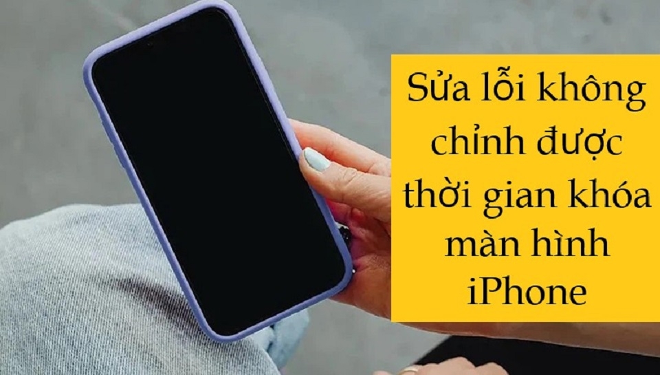 Có thể không cần thiết lập thời gian khóa màn hình trên iPhone
