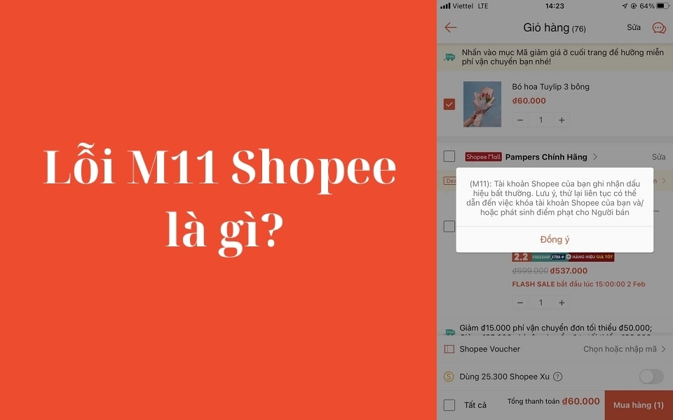 Hiểu hơn về lỗi M11 Shopee