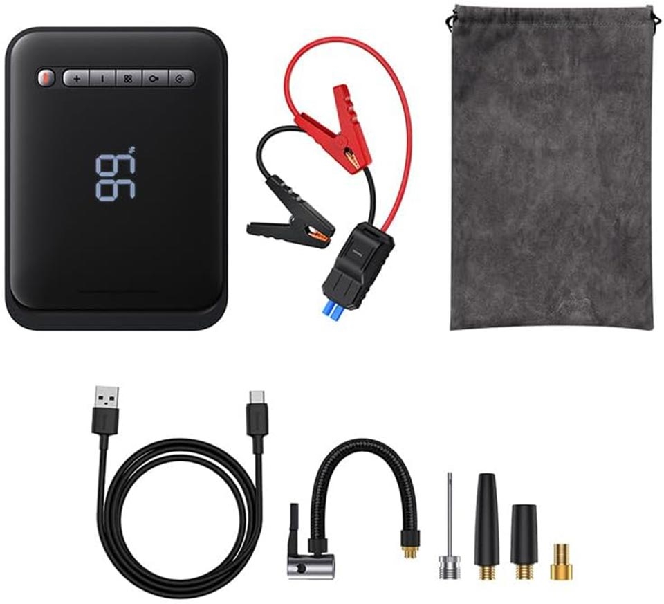 Baseus 2-in-1 Jump Starter - Ảnh 01