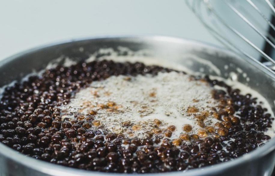 cách làm trà sữa nướng 4