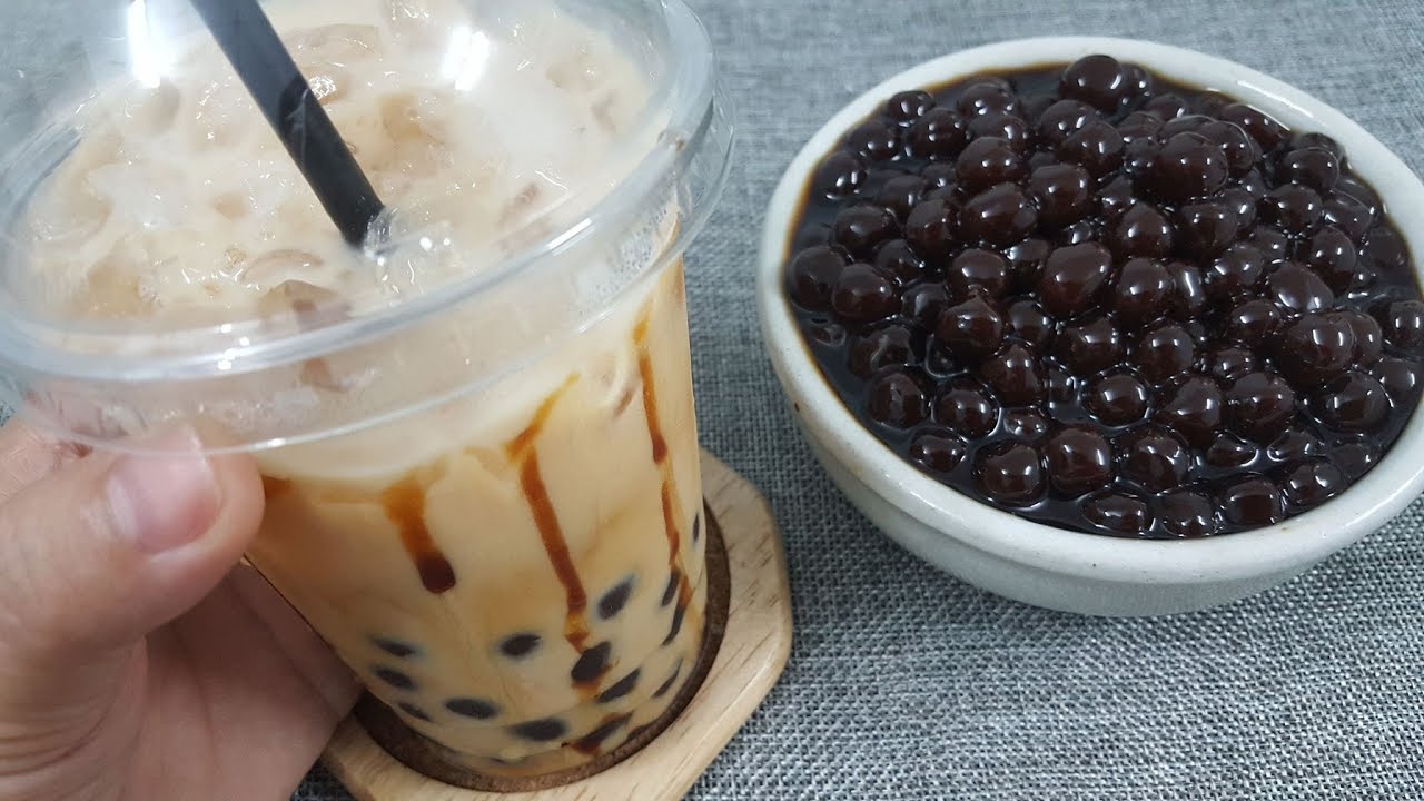 cách làm trà sữa nướng 7