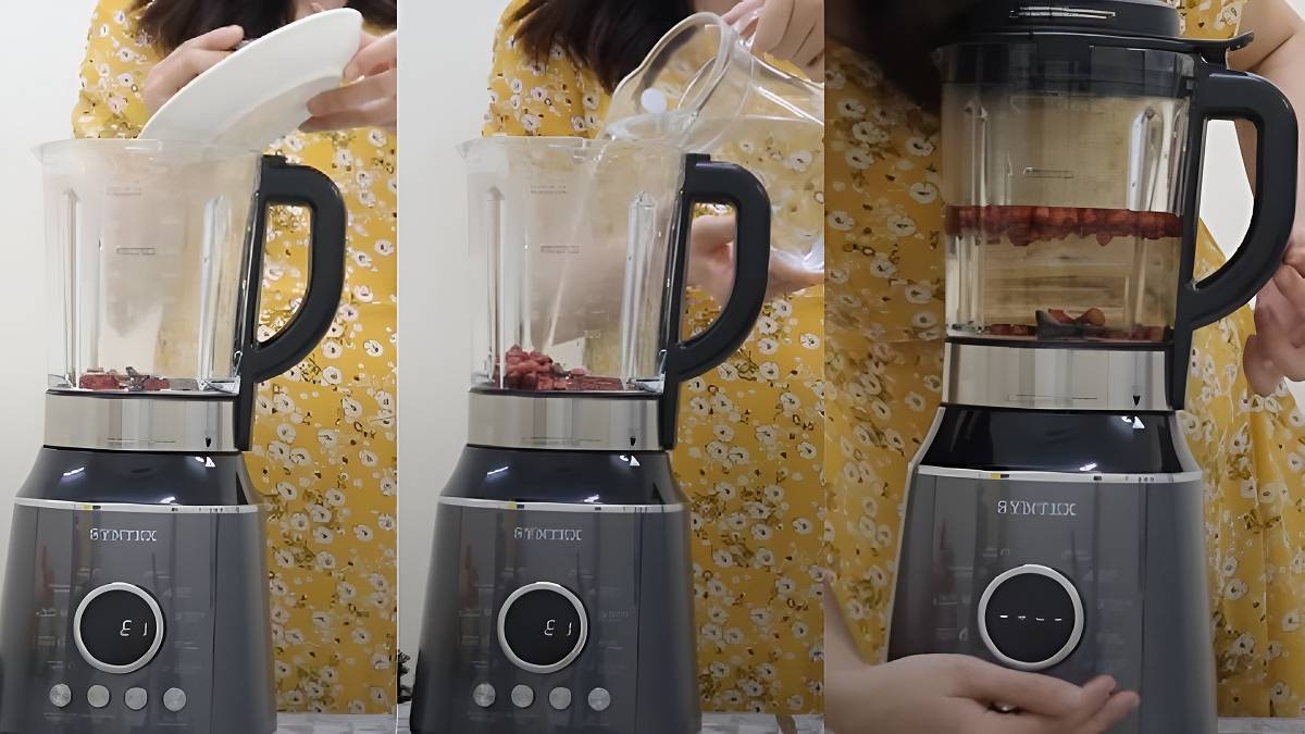 Nấu sữa đậu phộng bằng máy làm sữa hạt - 3