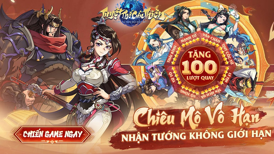Code game Tuyệt Thế Cửu Thiên cung cấp nhiều phần quà giá trị
