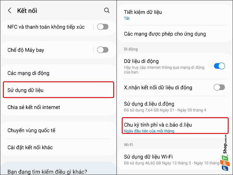 Tắt cảnh báo dữ liệu Samsung - hình 1