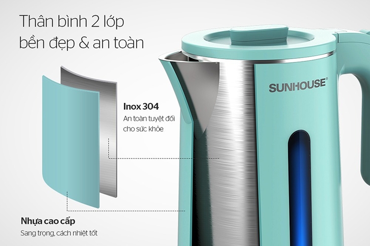 top ấm siêu tốc Sunhouse tốt nhất 2024 (hình 3)