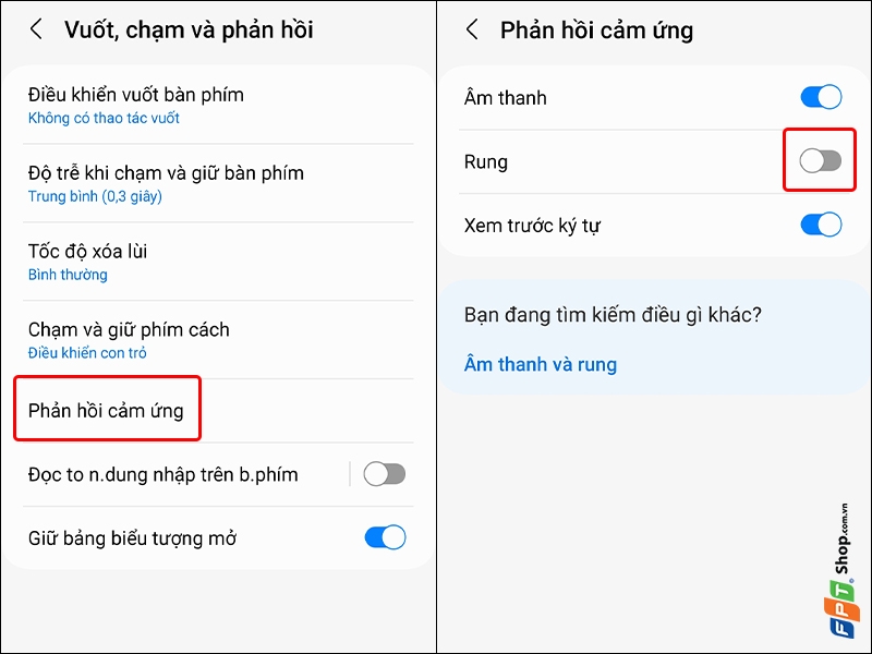 tắt rung bàn phím Samsung - hình 3