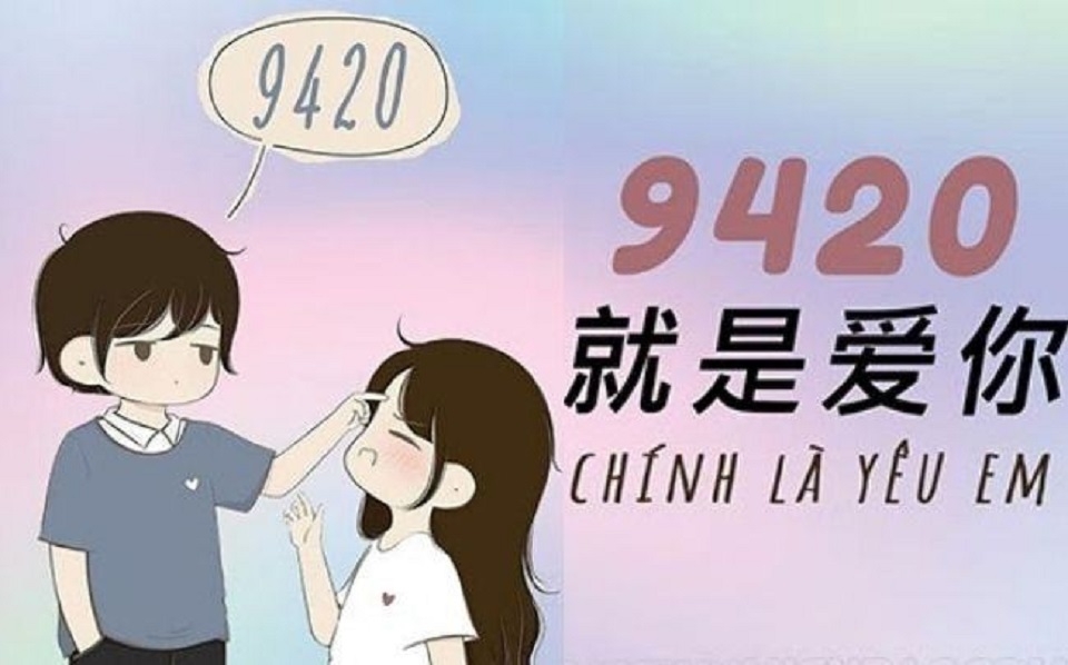 9420 thể hiện tình yêu đôi lứa