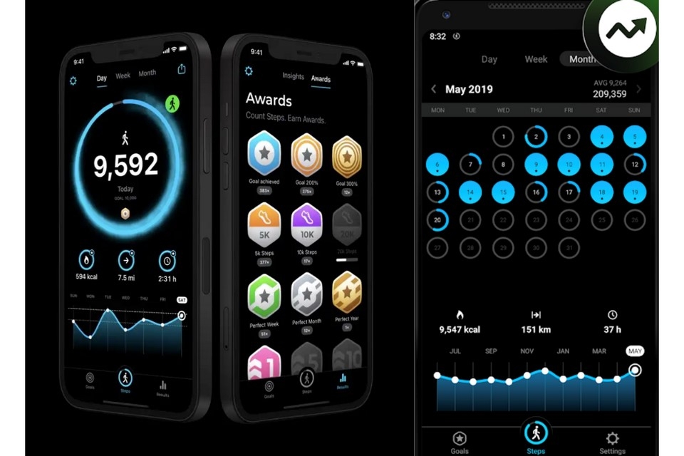 StepsApp đếm bước chân cực hiệu quả