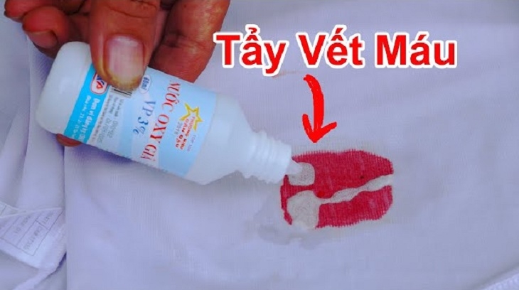 cách tẩy vết máu trên quần áo 4