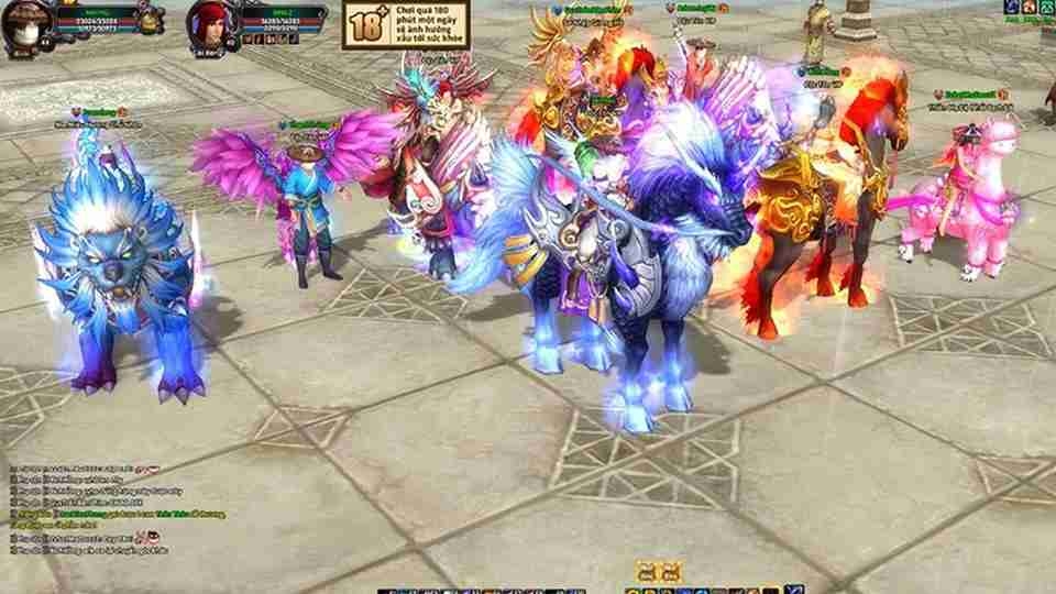 Các loại vật cưỡi hỗ trợ