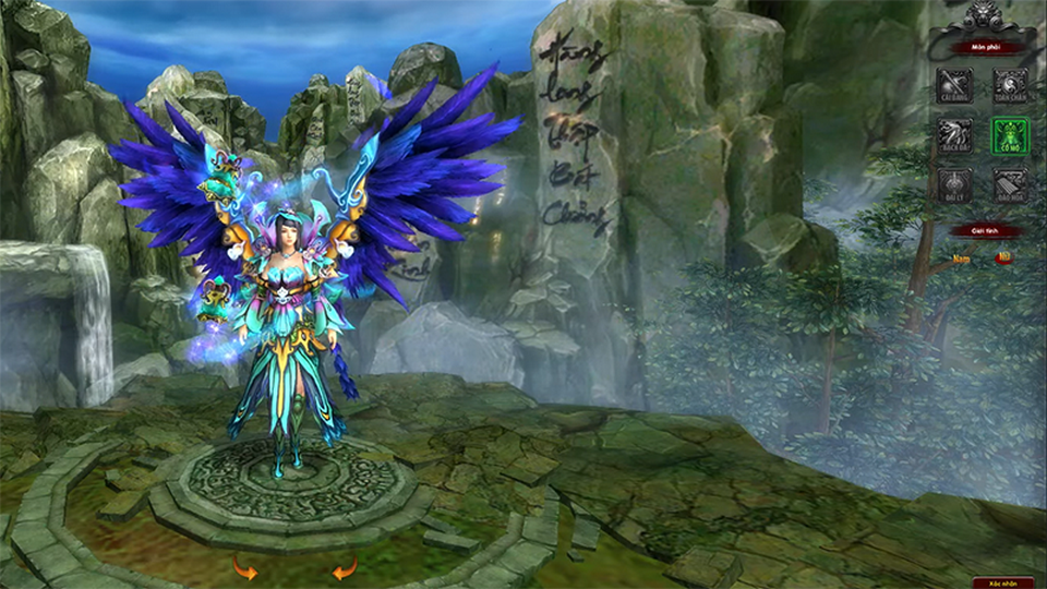 Nhiều kỹ năng khác nhau trong game