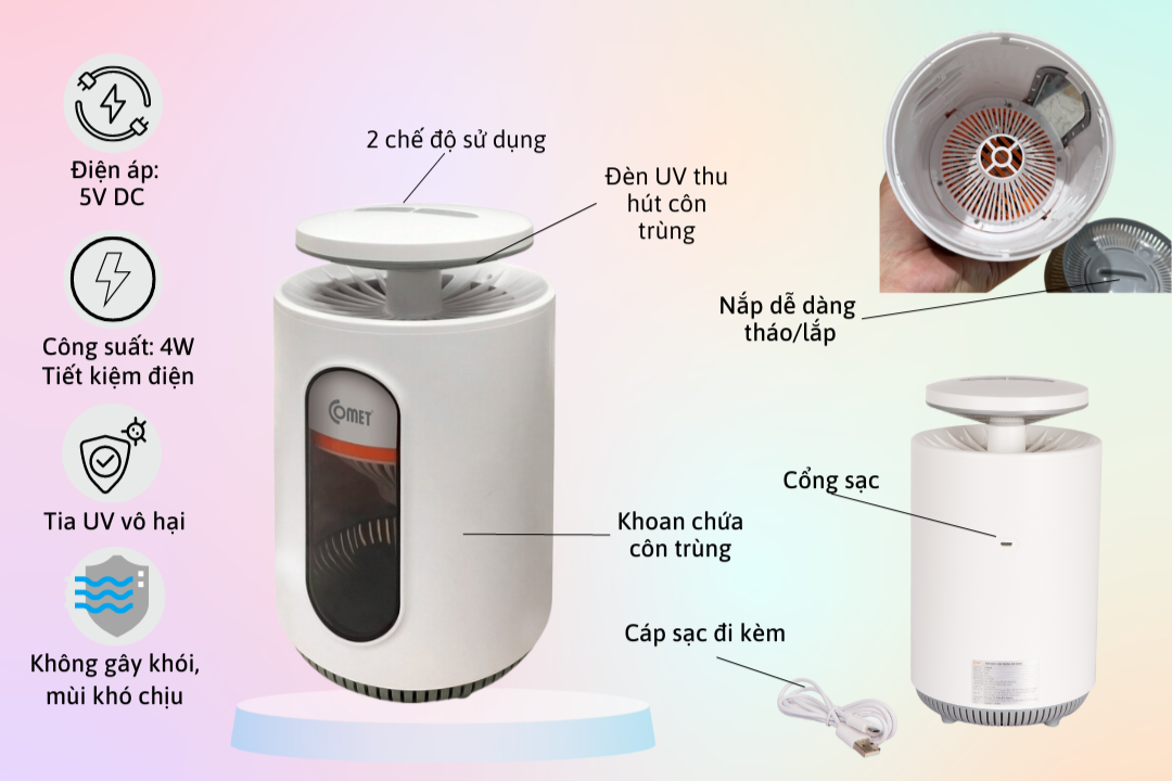 Máy bắt muỗi thông minh - 4