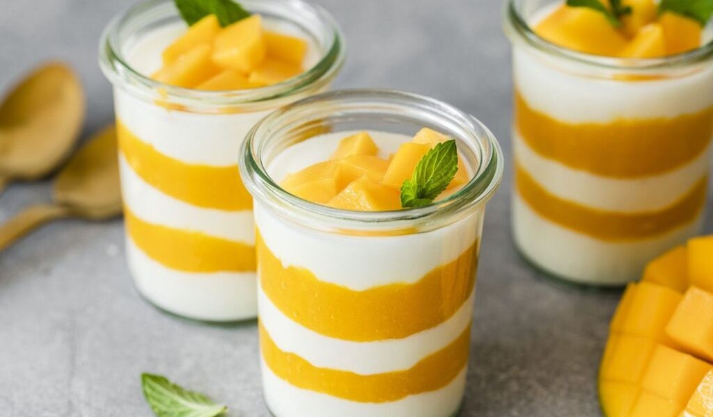 Hướng dẫn cách làm sinh tố xoài với sữa tươi mát lạnh, giải nhiệt mùa hè rất đơn giản 3
