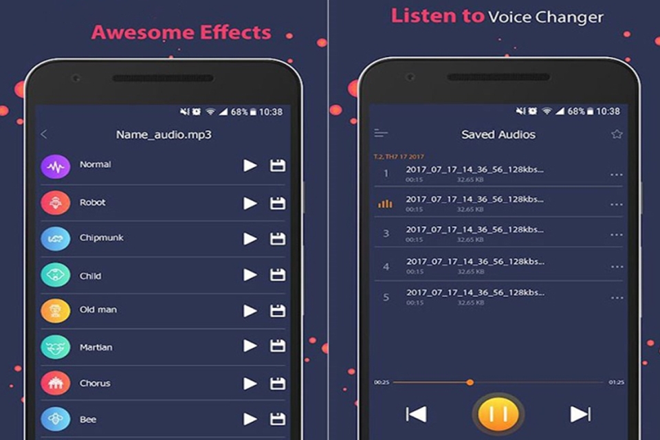 App chỉnh giọng hát đơn giản trên điện thoại.