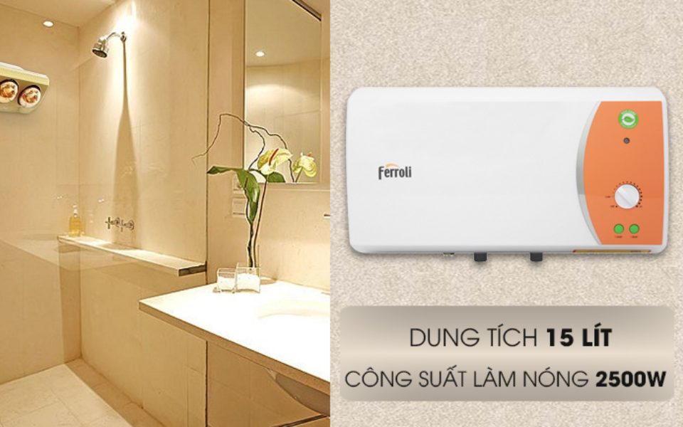 Bình nóng lạnh gián tiếp Ferroli VERDI