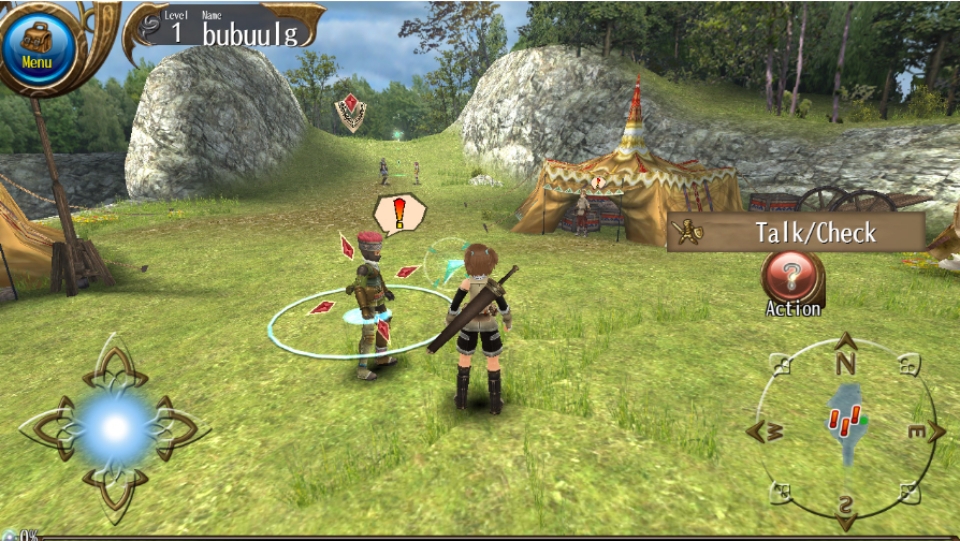 Không gian của trò chơi Toram Online ấn tượng