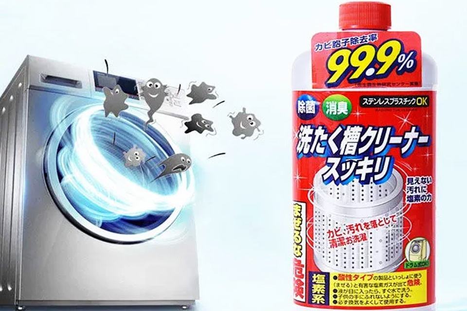 Nước vệ sinh máy giặt Rocket nội địa Nhật Bản.