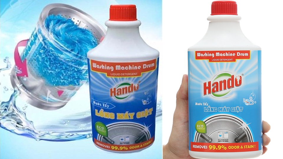 Nước vệ sinh máy giặt Hando.
