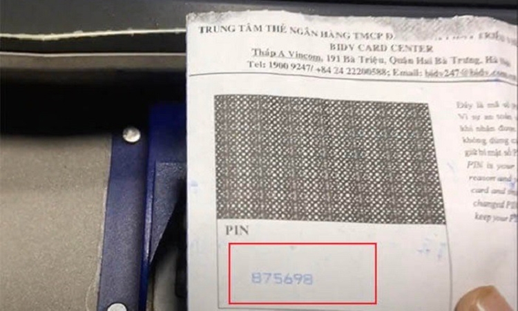 cách đổi mã PIN BIDV (hình 1)