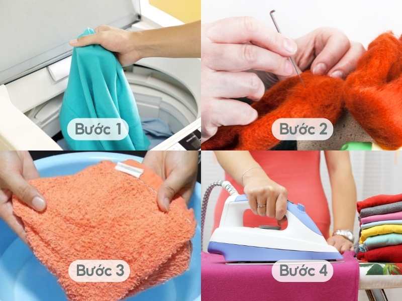cách chữa quần áo ủi bị cháy 1