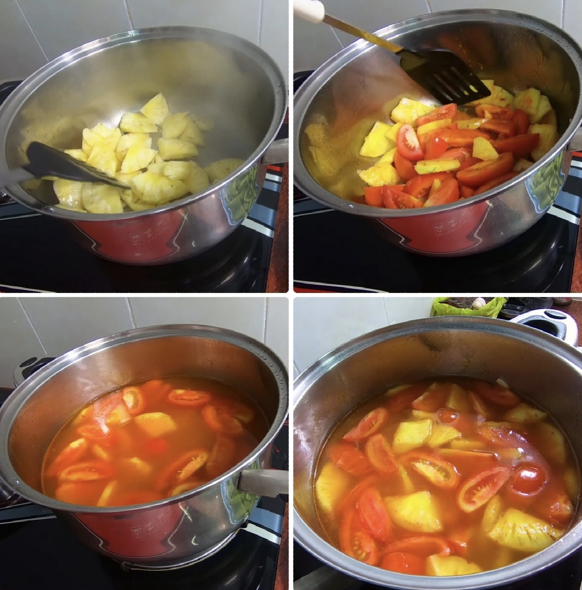 đầu cá hồi nấu canh chua - hình 4