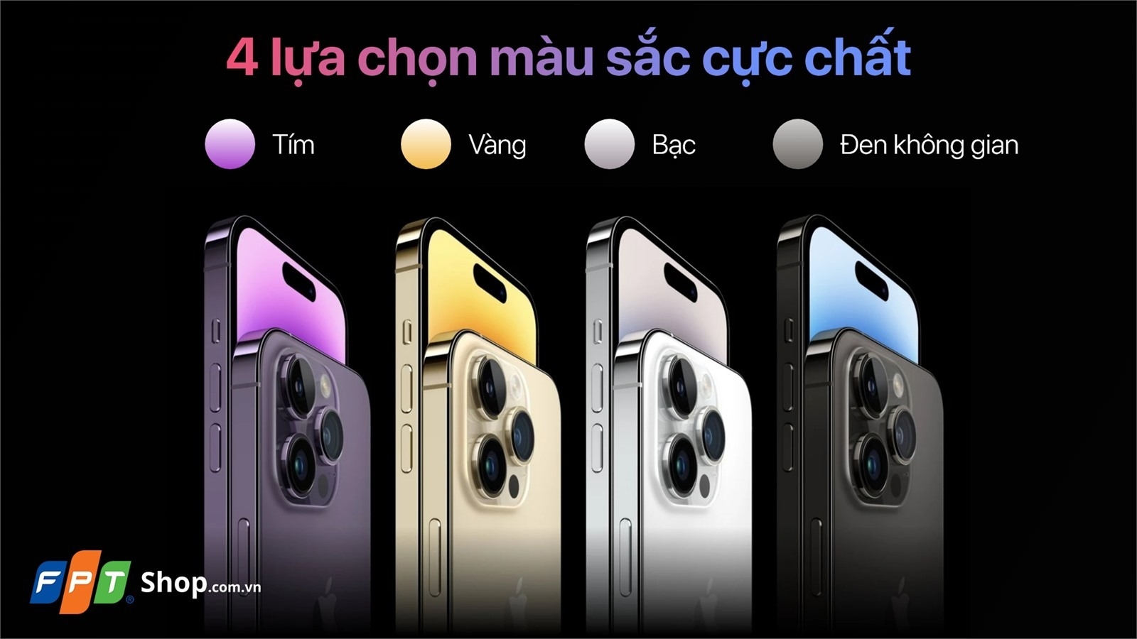 iPhone 14 Pro có mấy màu - hình 1