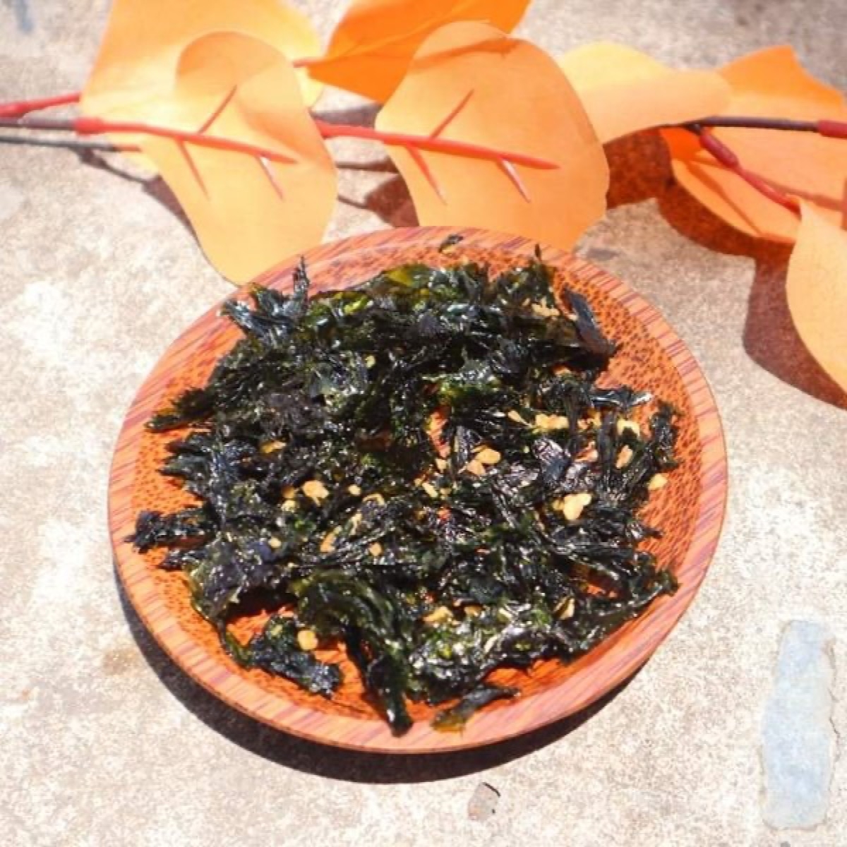 cách làm rong biển cháy tỏi - hình 5