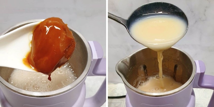 Cách nấu sữa hạt sen bằng máy - Ảnh 5